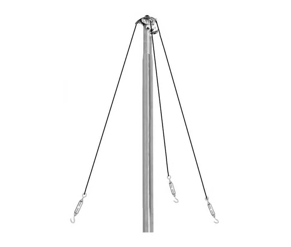 Mástil de Antena Telescópico de 1,55m-4,50m. Con .