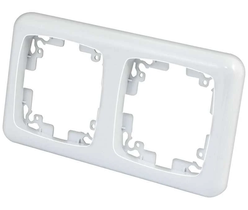 Moldura para 2 Mecanismos S&eacute;rie Elegance