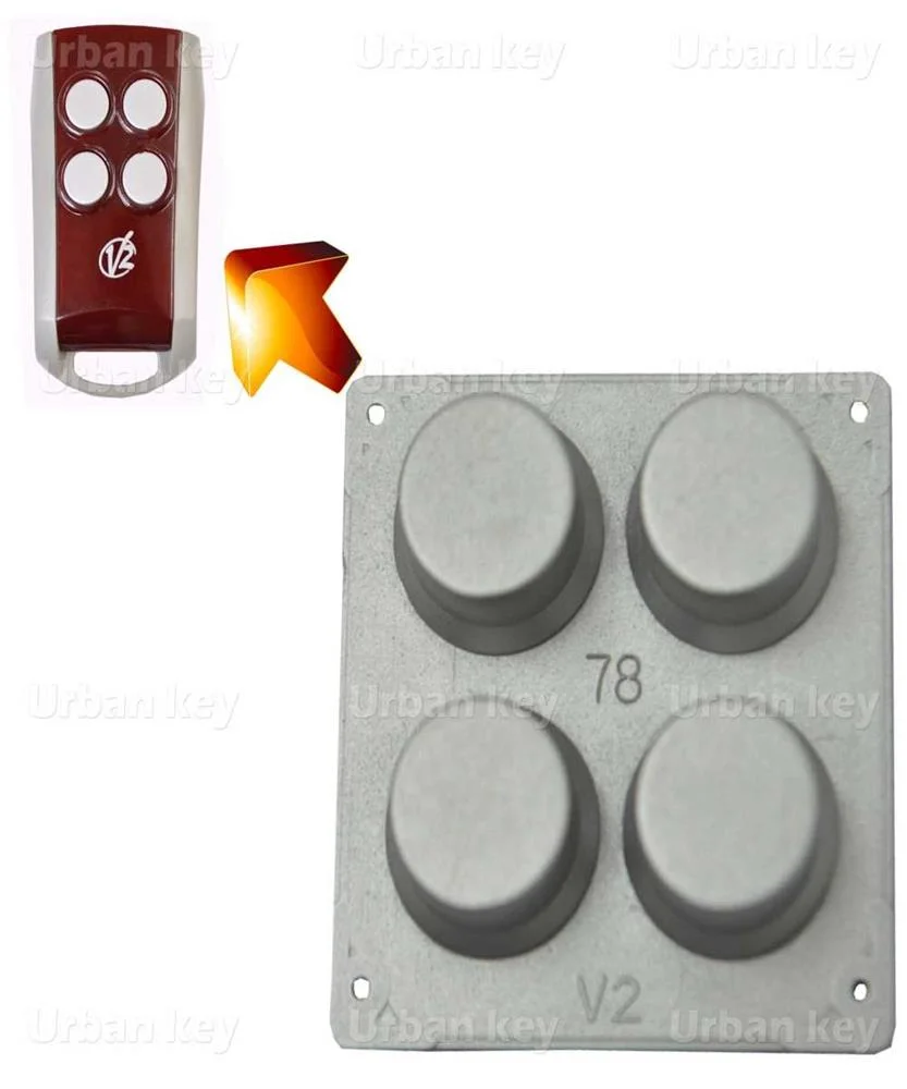 Botoes Borracha para Emissor V2 Phoenix 4