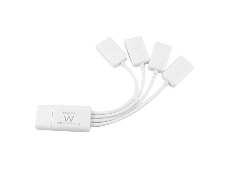 Hub Usb 4 Portas 480mbit/S (Branco) - Ewent