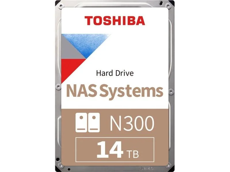Disco Rígido Interno Toshiba N300 NAS de 14TB