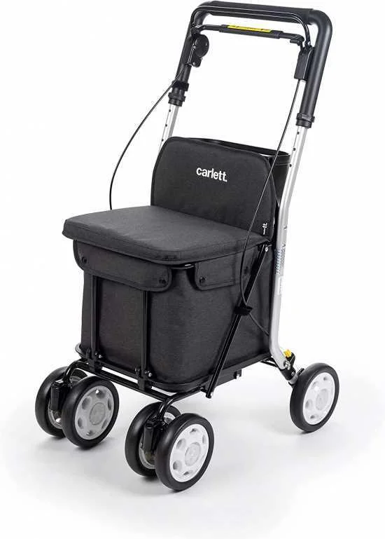 Carrinho de Compras Carlett Comfort Volcano Preto