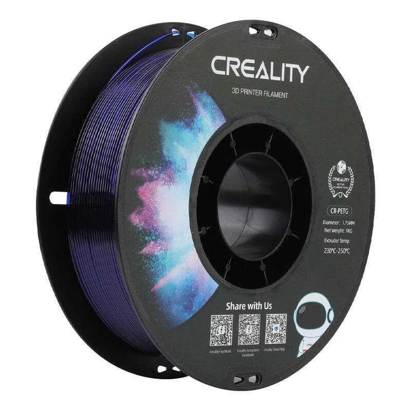 Filamento PETG Creality - Transparente Azul