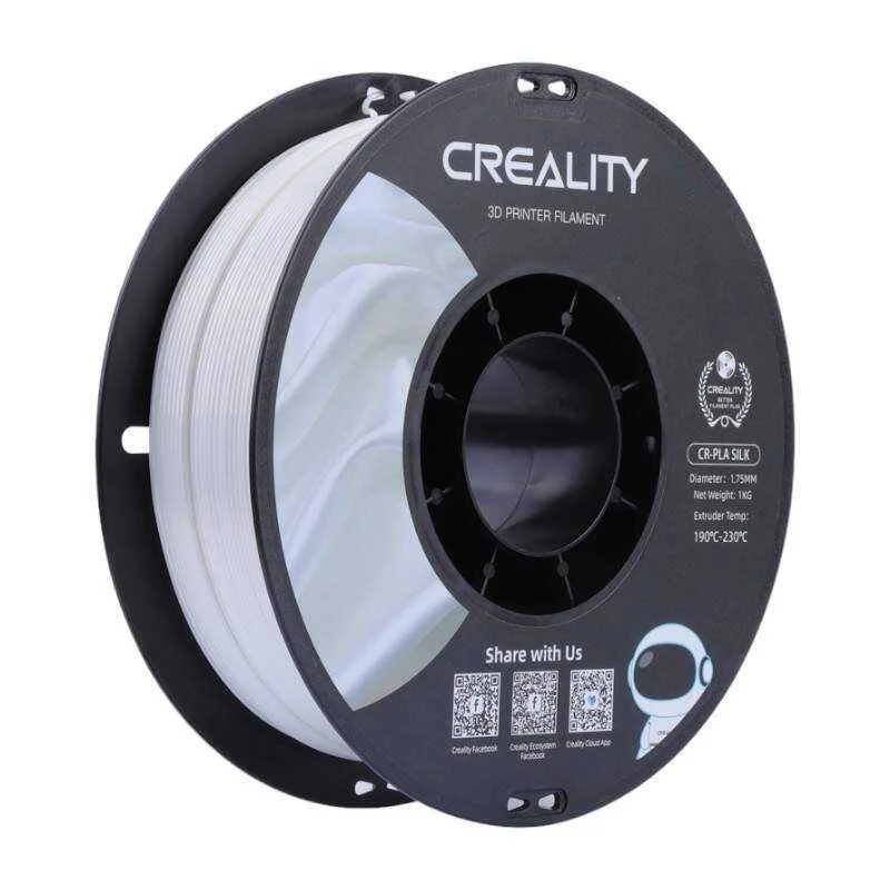 Filamento Creality CR-PLA Silk Branco