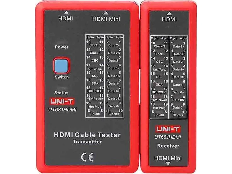 Tester de Cabo HDMI Uni-T UT681HDMI