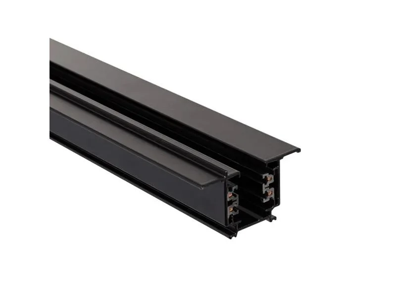 Carril Trifásico Preto 1m Velum