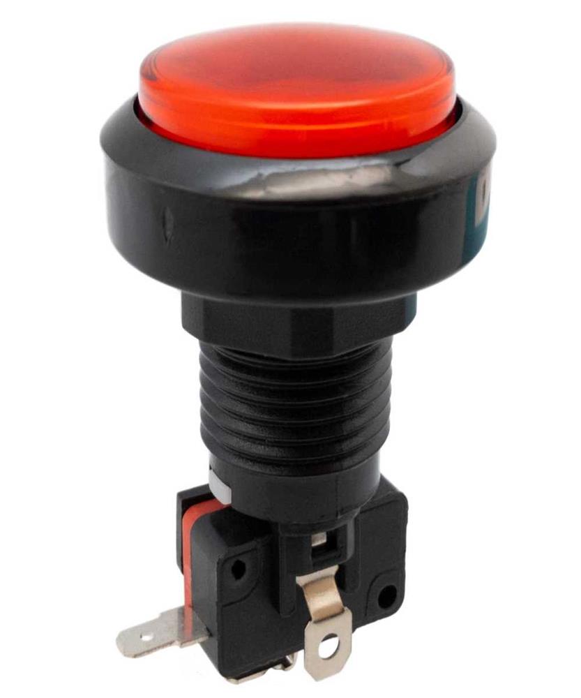 Puls-Inter. Luminoso (Spdt) On-On 12v 1a, Color Rojo