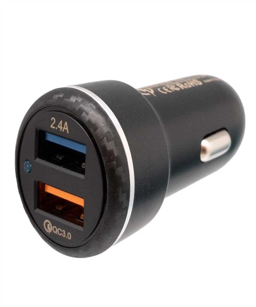 Cargador Dual, Carga Rapida (Qc 3.0)