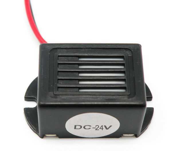 Zumbador Electronico Con Cable, 85db, 24v - 35ma