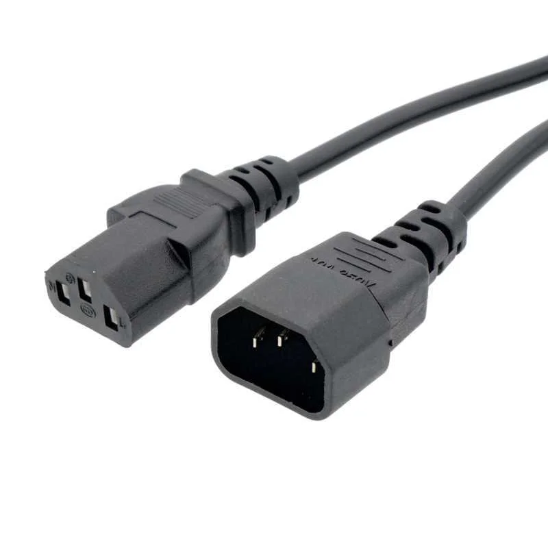 Cabo de Alimentação Iec C13 a C14 - 0,8 M