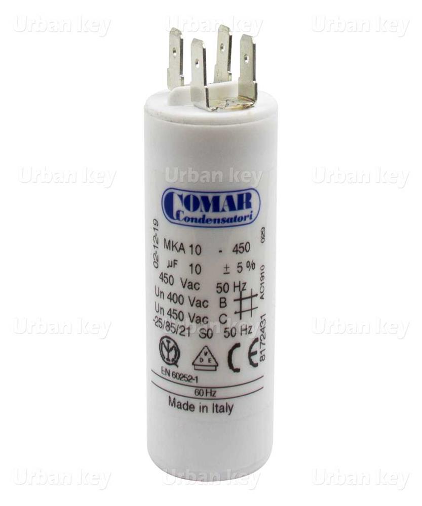 Condensador 10Uf 450V Mka Terminais
