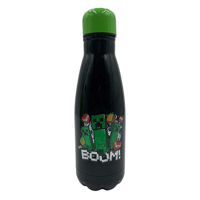 Water Bottle 500ml Minecraft Mc00017 Kids Licensing