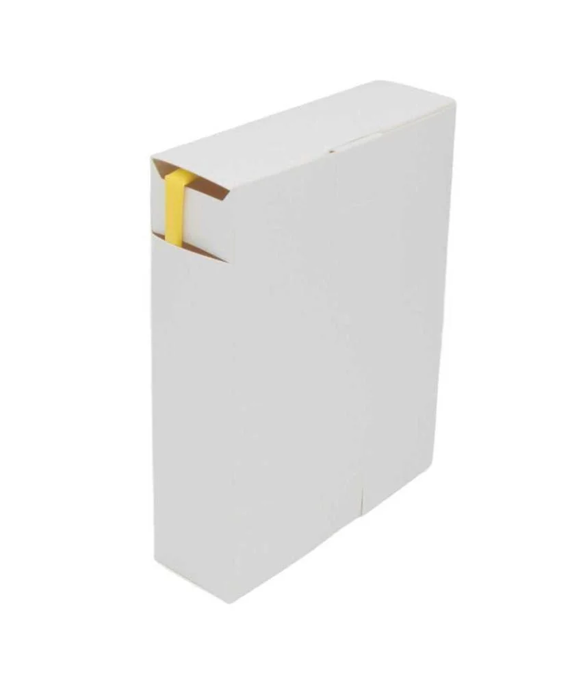Caixa 15m de Tubo Termorretráctil 2:1 3.2mm Amarelo
