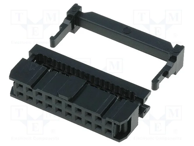 Ficha; Idc; Fêmea; Pin: 20; com Aperto de Cabo; Idc; para Fita