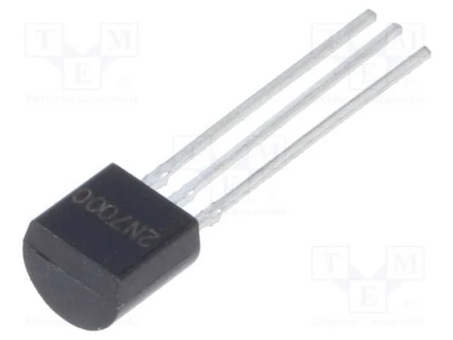 Transístor: N-MOSFET, unipolar, 60V, 0,2A, 0,35W,.