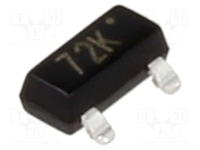 Trans&iacute;stor: N-Mosfet; Unipolar; 60v; 340ma; 350mw; Sot23