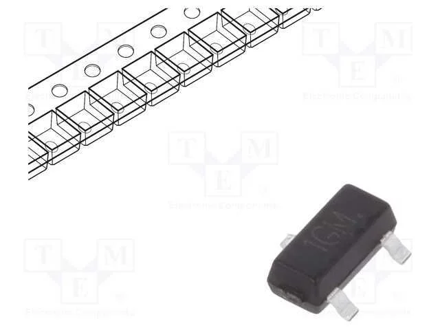 Transístor: Npn; Bipolar; 80v; 0,5a; 300mw; Sot23