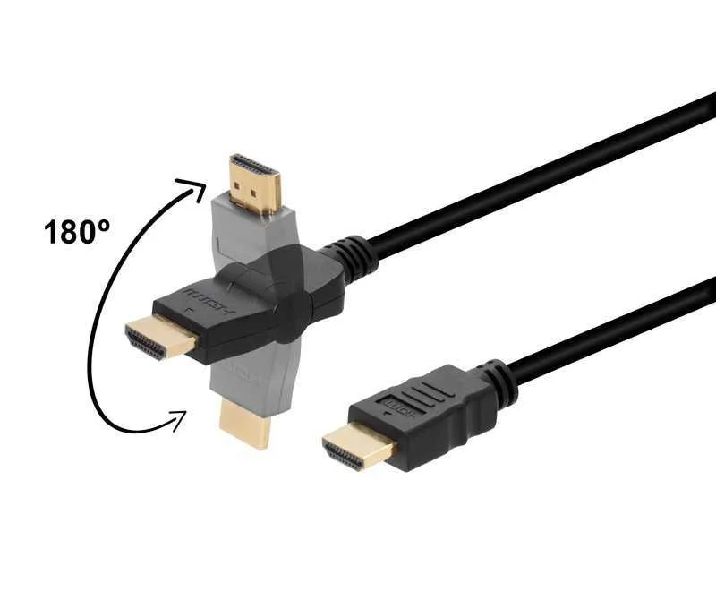 Conexión Hdmi 2.0b 4k Hi-Speed Macho - Macho Giro.