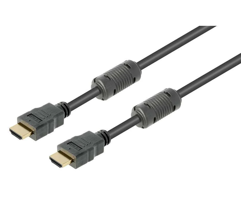 Liga&ccedil;&atilde;o de &Eacute;ter de Alta Velocidade Hdmi 14, M-M com Ferrite