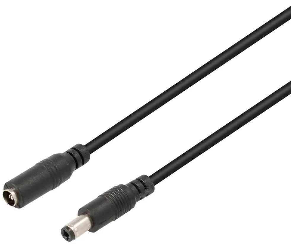 Conexión Jack Hueco 5.5x2.5mm Macho - Hembra 10.0m