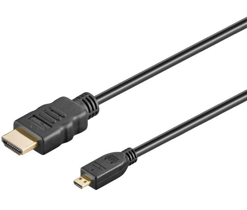 Conex&atilde;o Hdmi Macho e Micro Hdmi Macho Hi-Speed
