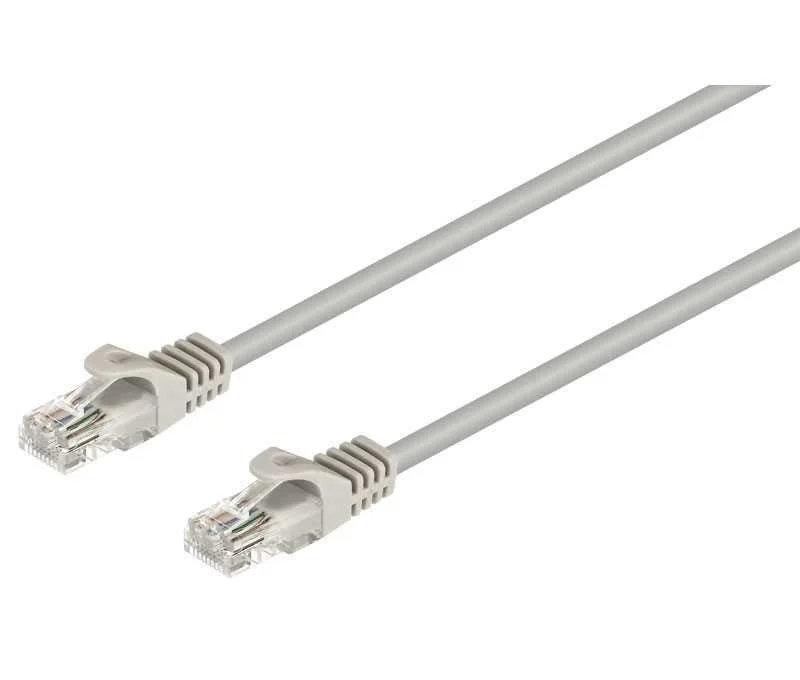Liga&ccedil;&atilde;o Utp Cat5e Rj45 Macho - Macho, 30,0 M Cinzento