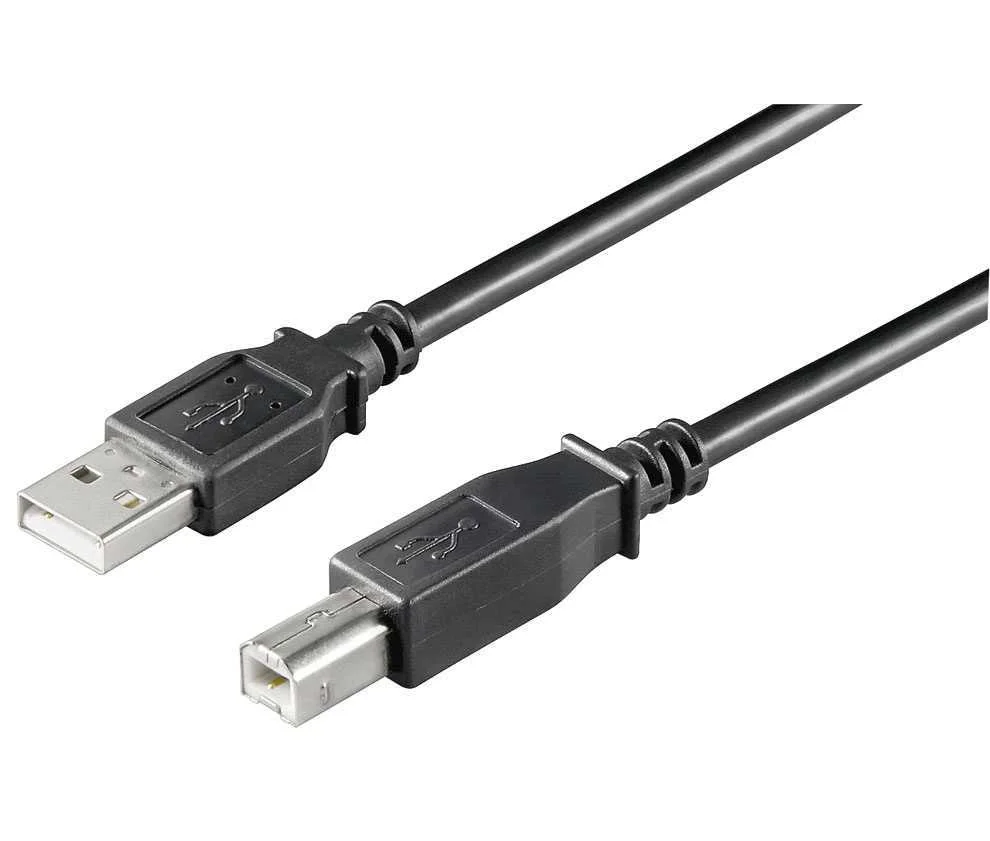 Conexión Usb-A 2.0 Macho-Macho Usb-B 2.0, 2.0m