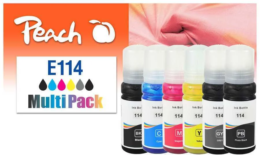 PEACH 321706 TINTEIRO 6 UNIDADE(S) COMPATÍVEL REN.