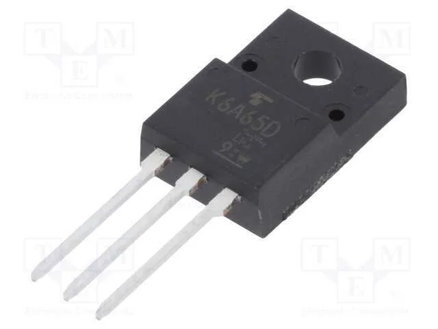Trans&iacute;stor: N-Mosfet; Unipolar; 650v; 6a; Idm: 24a; 45w; To220fp