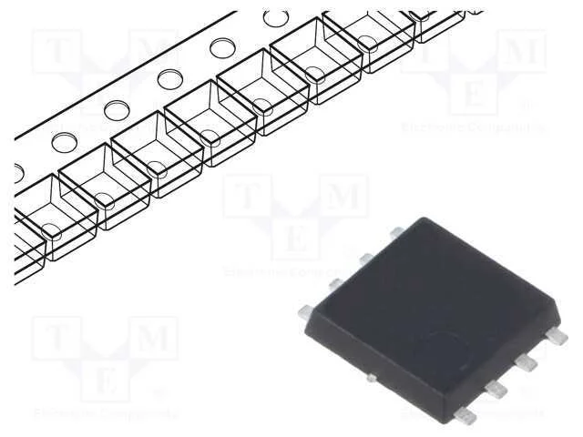 Trans&iacute;stor: N-MOSFET, unipolar, 60V, 17A, 34W, SO.