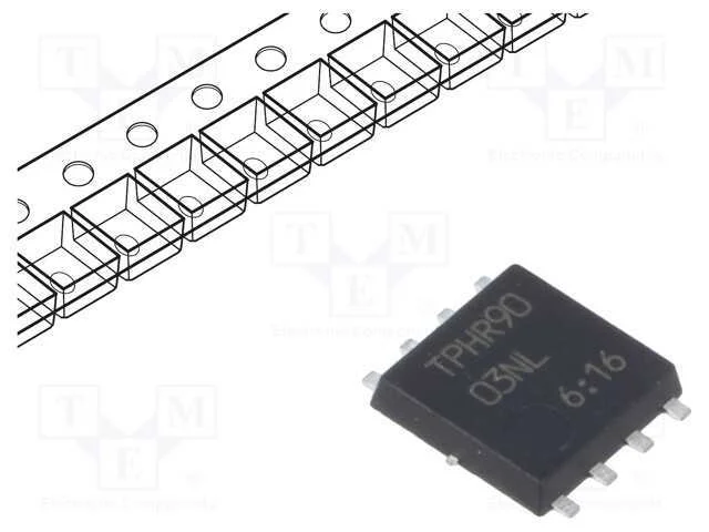 Trans&iacute;stor: N-MOSFET, unipolar, 30V, 60A, 78W, SO.