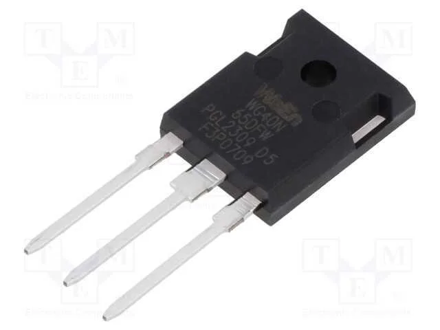 Trans&iacute;stor: IGBT, 650V, 40A, 125W, TO247-3