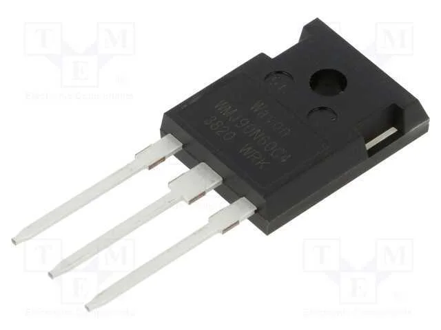 Trans&iacute;stor: N-Mosfet; Wmos C4; Unipolar; 600v; 50a; Idm: 295a; 430w