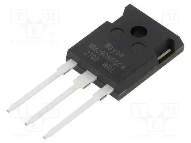 Transístor: N-MOSFET, WMOS C4, unipolar, 650V, 5.