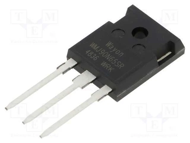 Trans&iacute;stor: N-MOSFET, WMOS SR, unipolar, 650V, 6.