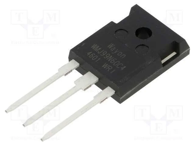 Transístor: N-MOSFET, WMOS C4, unipolar, 600V, 6.