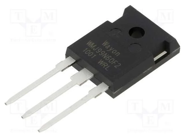 Transístor: N-MOSFET, WMOS F2, unipolar, 600V, 6.