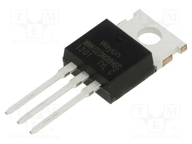 Trans&iacute;stor: N-MOSFET, unipolar, TO220-3