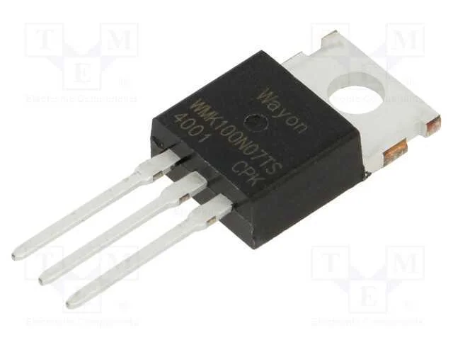 Trans&iacute;stor: N-MOSFET, unipolar, TO220-3
