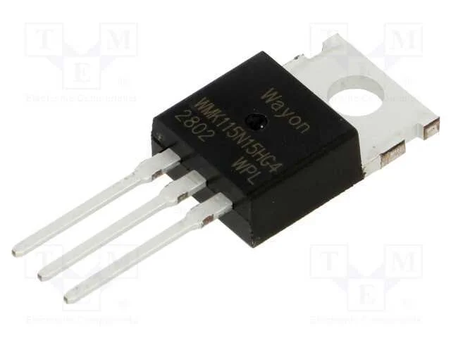 Trans&iacute;stor: N-MOSFET, unipolar, TO220-3