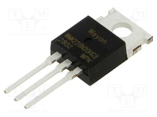 Trans&iacute;stor: N-MOSFET, unipolar, TO220-3