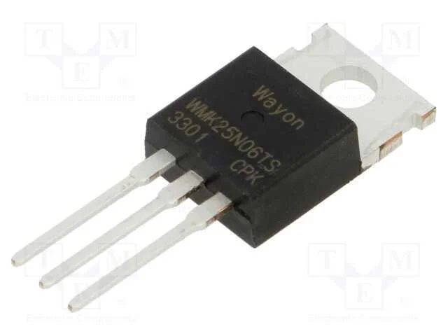 Trans&iacute;stor: N-MOSFET, unipolar, TO220-3