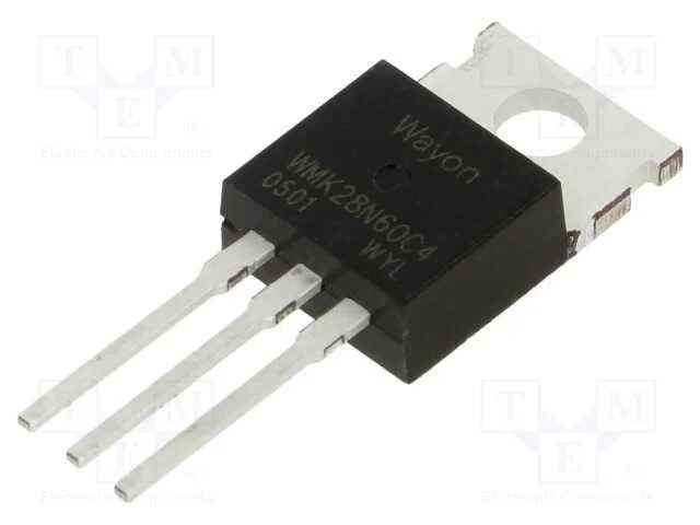 Trans&iacute;stor: N-MOSFET, WMOS C4, unipolar, 600V, 1.