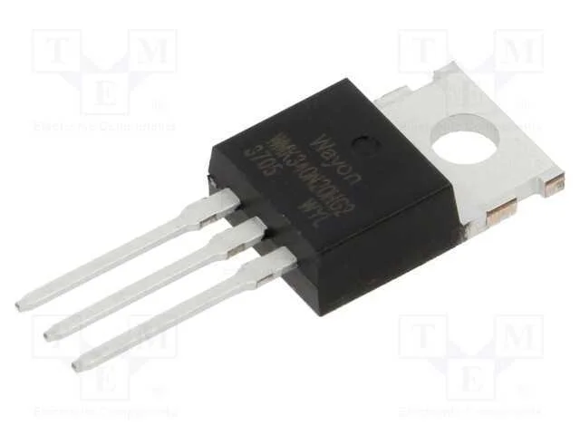 Trans&iacute;stor: N-MOSFET, unipolar, TO220-3