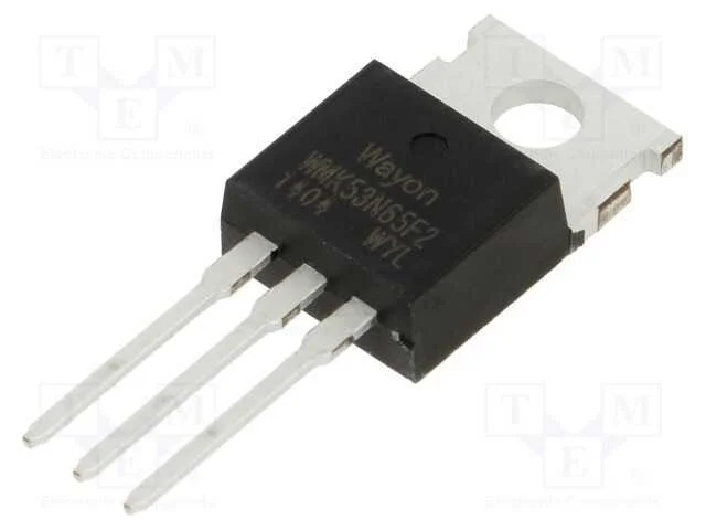 Trans&iacute;stor: N-MOSFET, WMOS F2, unipolar, 650V, 2.