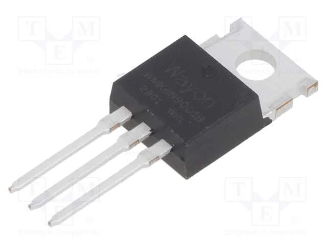 Trans&iacute;stor: N-MOSFET, unipolar, 900V, 6A, TO220-3