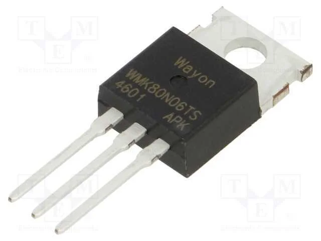 Trans&iacute;stor: N-MOSFET, unipolar, TO220-3