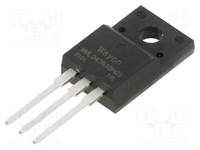 Trans&iacute;stor: N-MOSFET, unipolar, TO220FP