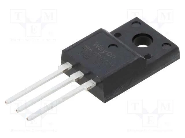 Trans&iacute;stor: N-MOSFET, WMOS C4, unipolar, 600V, 2.
