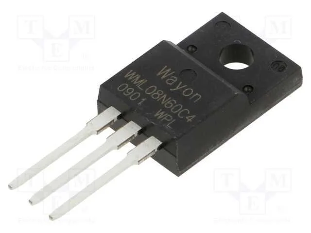 Trans&iacute;stor: N-MOSFET, WMOS C4, unipolar, 600V, 3.